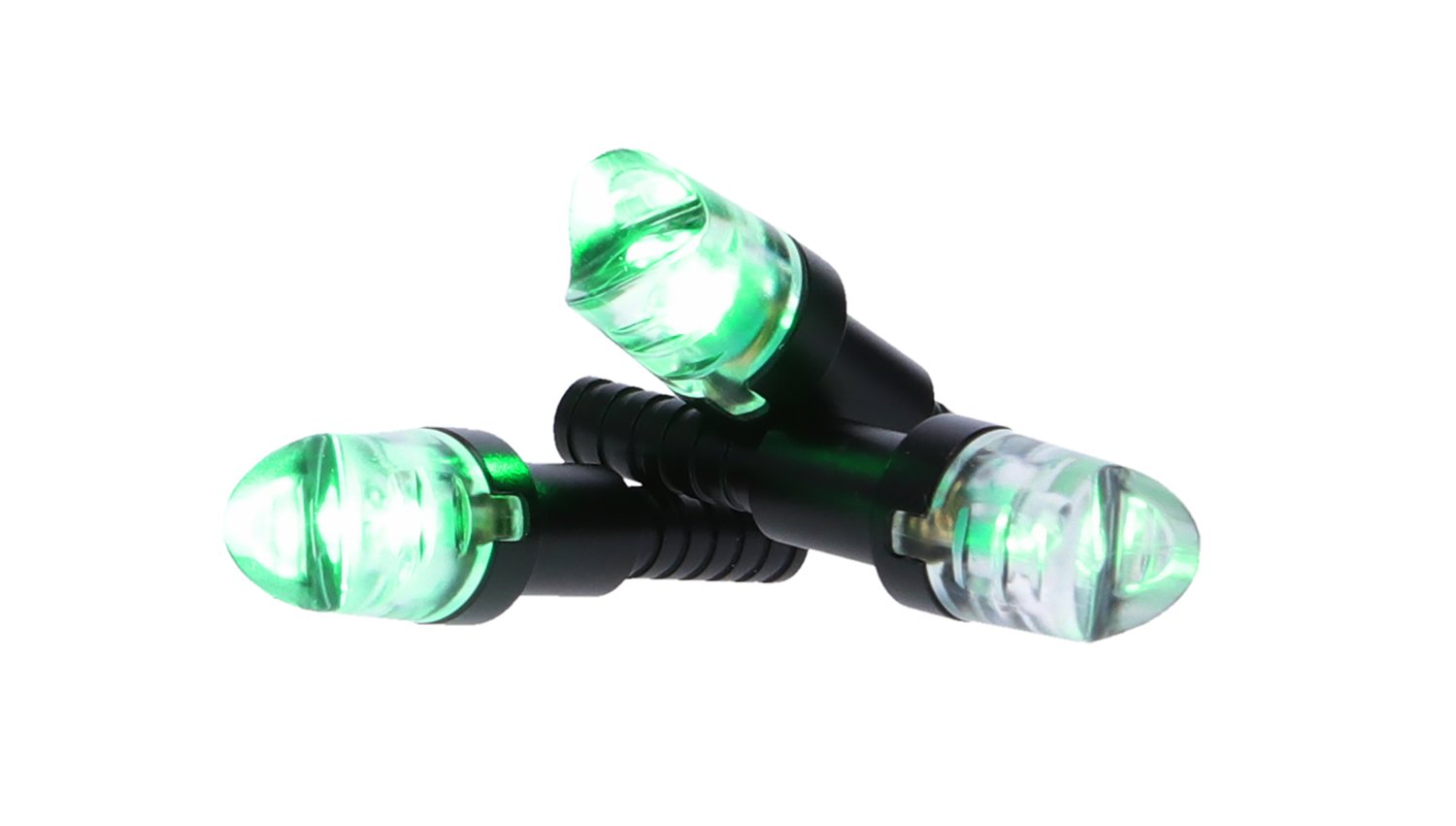 NAP NAPILLNGR Thunderglo Green Lighted Nocks 6 Pack Polycarbonate/Aluminum