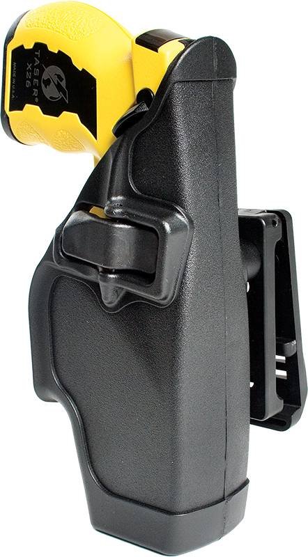 BLACKHAWK HOLSTER TASER X-26 RH BLACK SERPA LEVEL 2