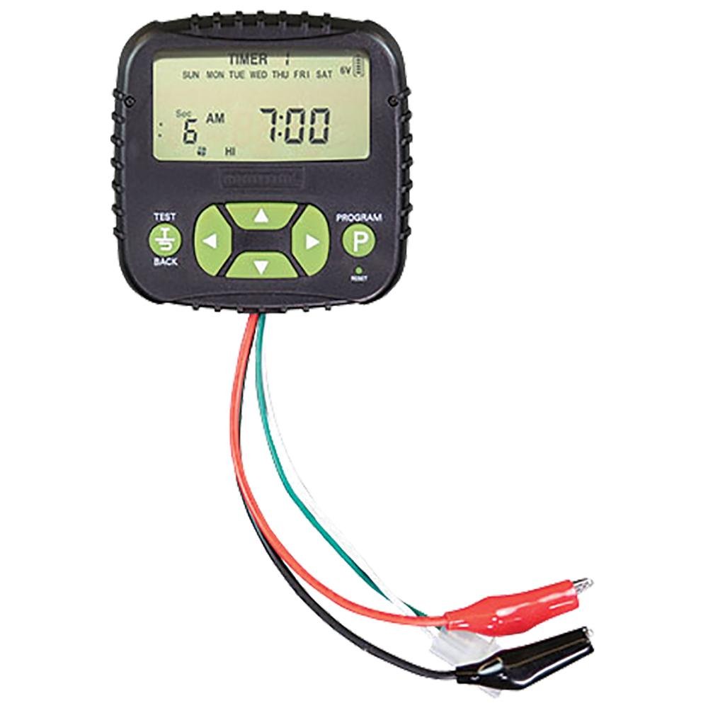 Moultrie MFA-13461 Universal Digital Timer II, Camo, 10 Feed Times, 6-Volt & 12-Volt Feeders