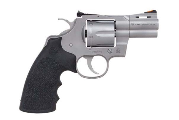 Colt PYTHON .357MAG 2.5" MATTE SS ADJ SIGHT HOGUE GRIPS - Colt - 357 Magnum | 38 Special