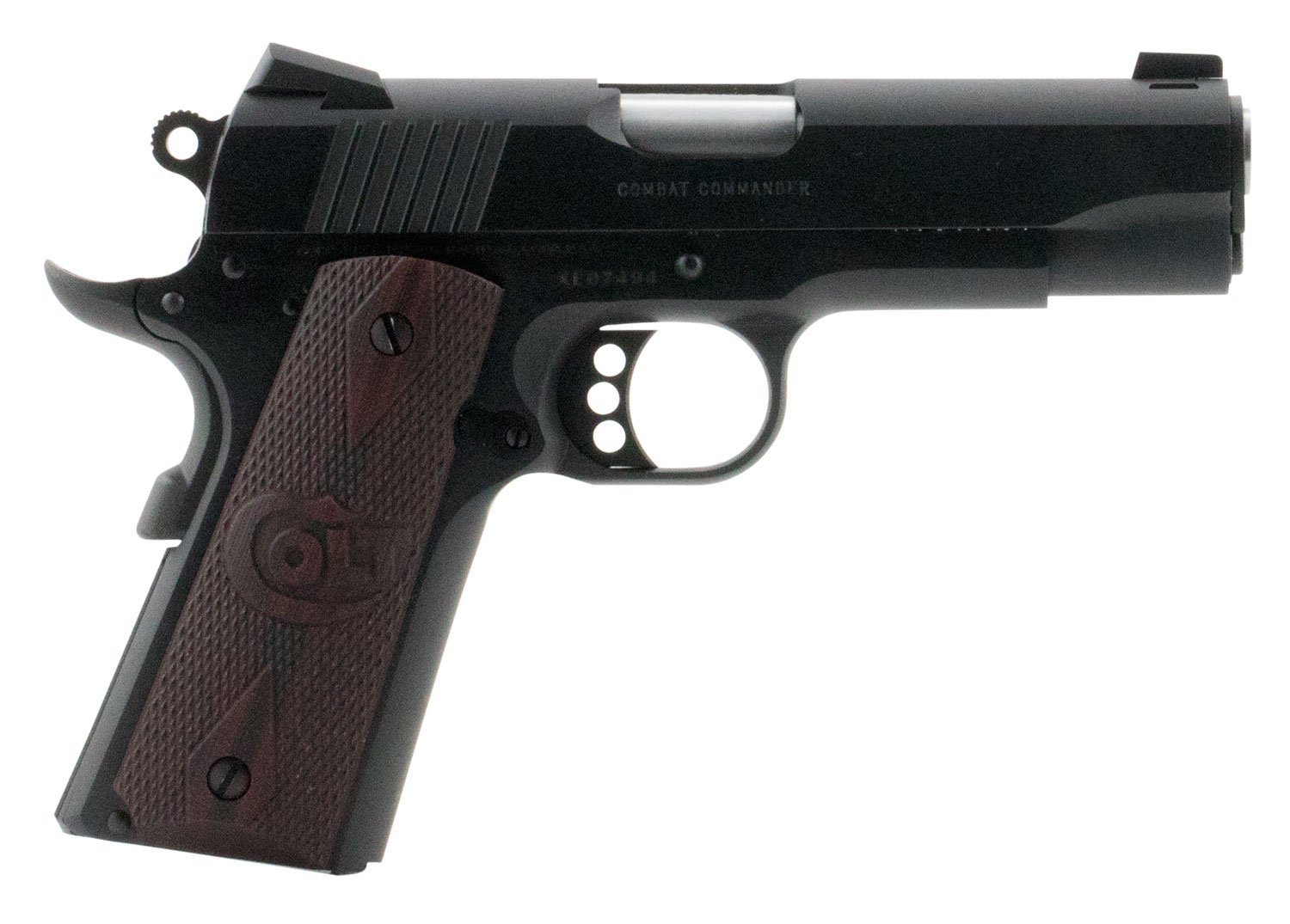 Colt O4940XE Combat Commander 45 ACP 4.25 in Blued 8+1 Single Action - Colt - 45 ACP