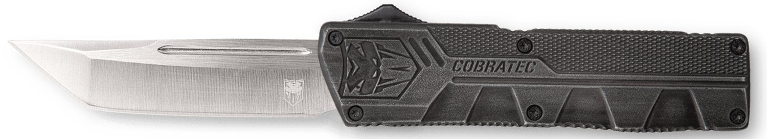 Buy CobraTec SWCTLWTNS Lightweight 3.25" OTF Tanto D2 Steel Knife online