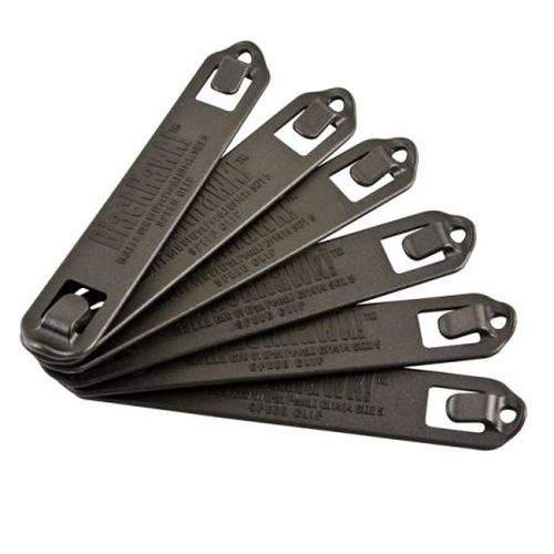Blackhawk Speed Clip 5" 6-Pack, STRIKE PALS/MOLLE Platform, 3700/3900 Series Pouches, Durable Polymer, 38C506BK