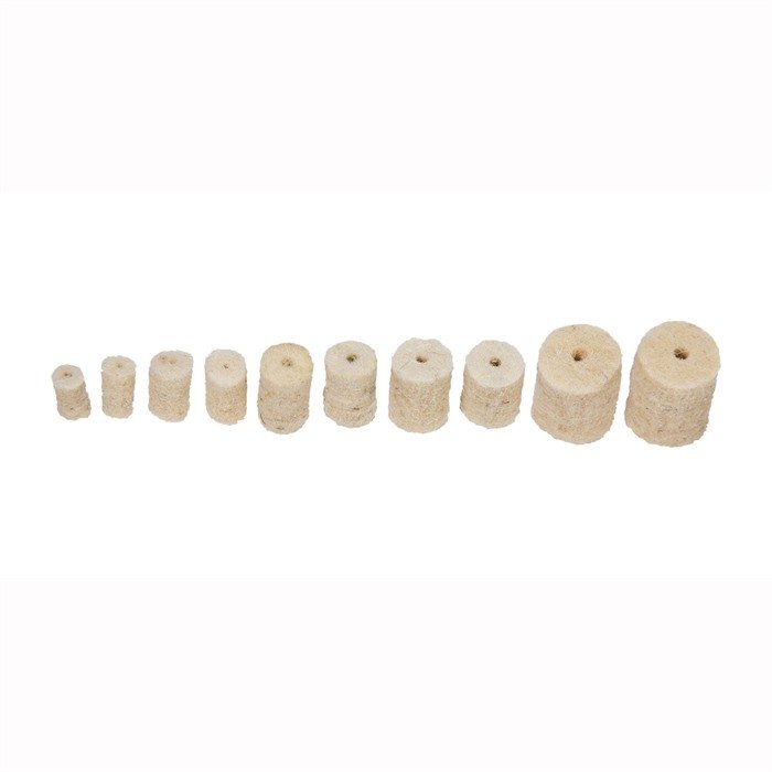 Tipton 17 Caliber Durable Felt Gun Cleaning Pellets, 100 Count, White