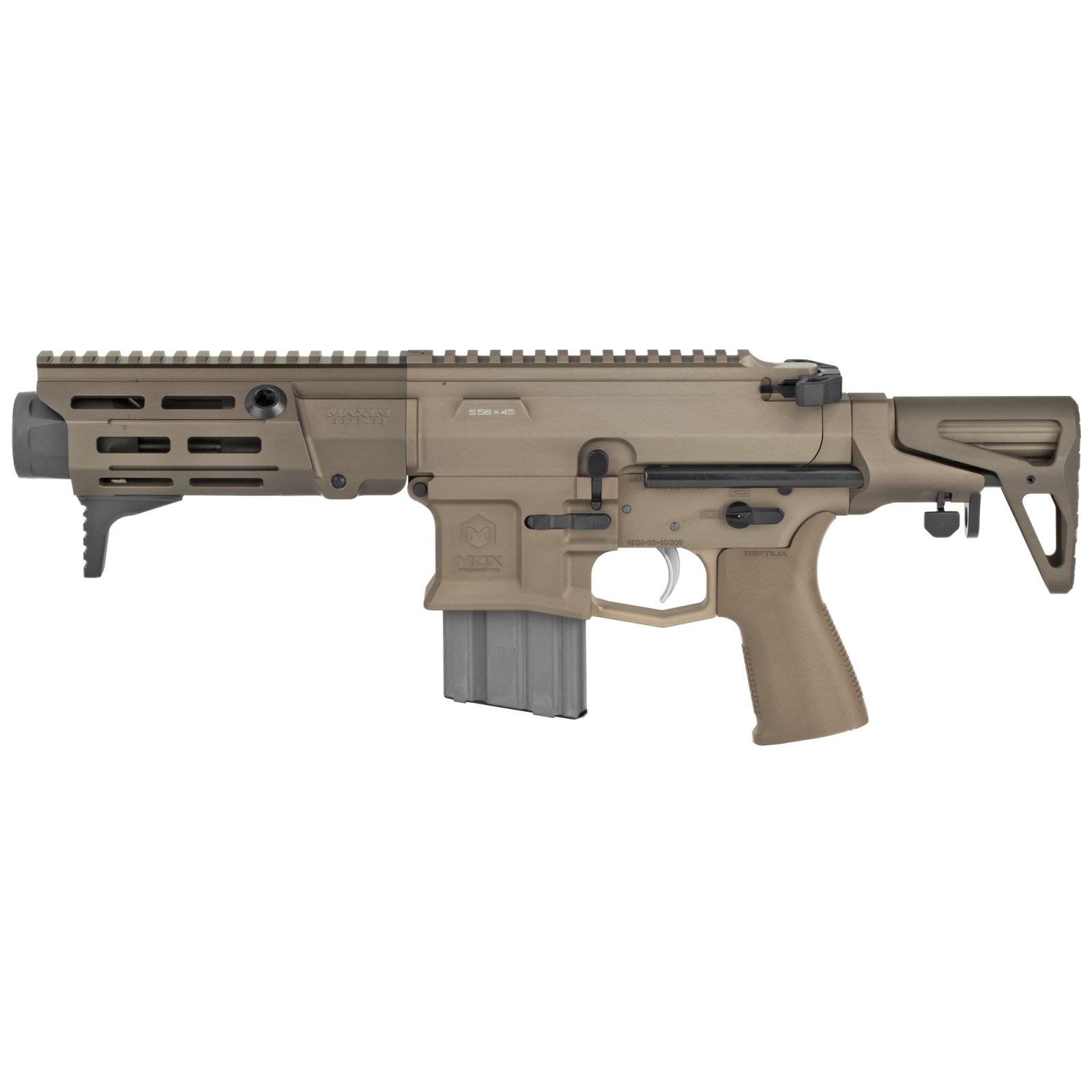 Maxim Defense MXM-47806 PDX 5.56 NATO SBR 5.5" FDE, SCW Stock, 30Rd