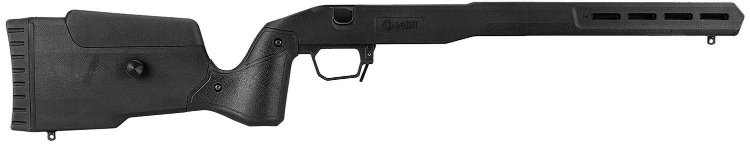 MDT 105828BLK Field Stock Black Polymer Chassis for Savage Short Action