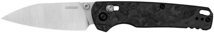 KERSHAW BEL AIR XL KNIFE PLAIN EDGE MANUAL OPEN-CARBON FIBER(USA)*BOX*(2026)