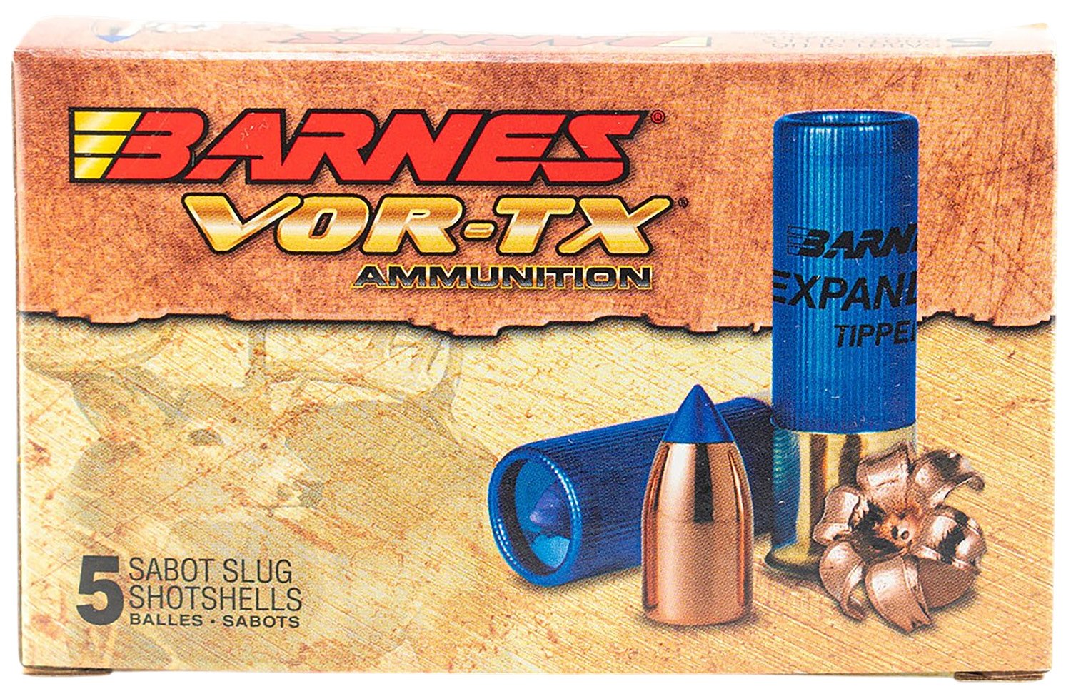 Barnes Bullets Vor-TX Expander 12 Gauge 2.75 in 438 Grain Shotshells - Barnes Bullets - 12 GAUGE