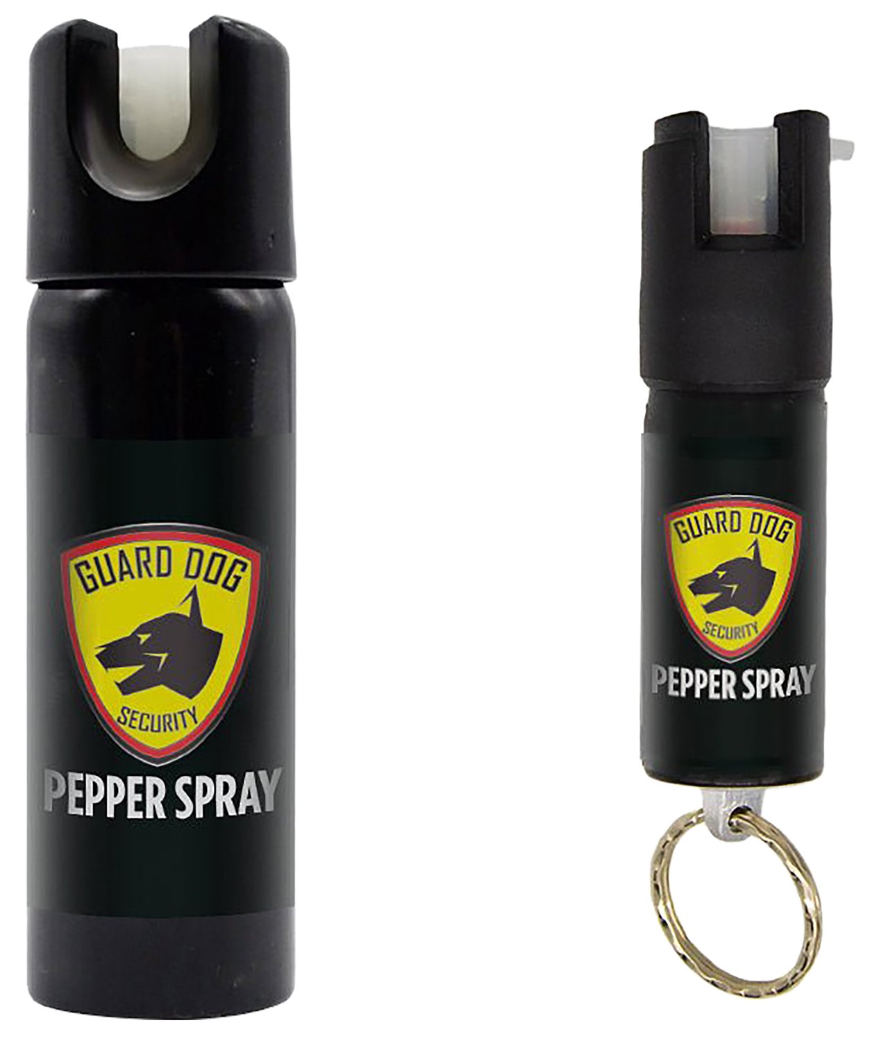 SKYLINE USA INC PSGDHA Pepper Spray Range 16 ft 2 Pack 0.5oz/3oz Features Invisible UV Dye Includes Keychain - GuardDog - 3OZ
