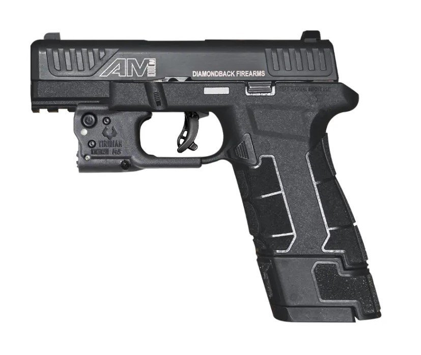Diamondback DBAM29 Sub-Compact 9mm Luger Pistol with Laser