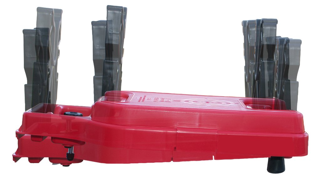 MTM Case-Gard Adjustable Feet Site In-Clean Shooting Rest Red SNCR30