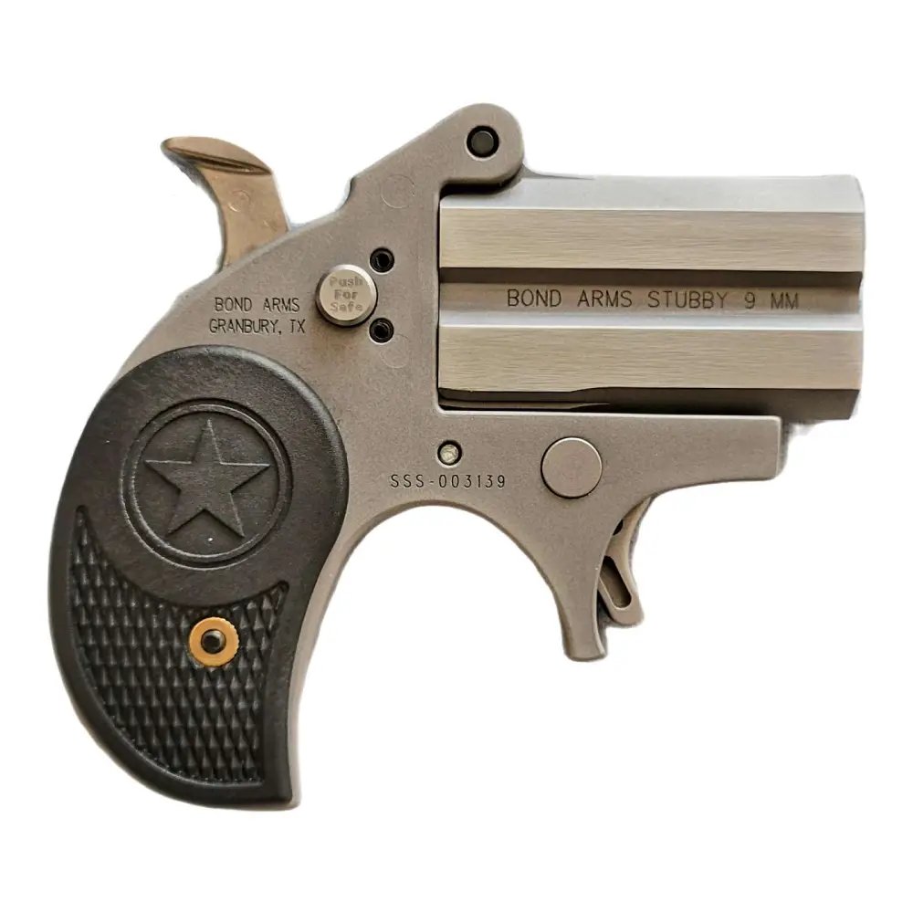 Bond Arms Stubby 22LR Derringer Handgun 2.2" Barrel Silver - Bond Arms, Inc. - 22 LR