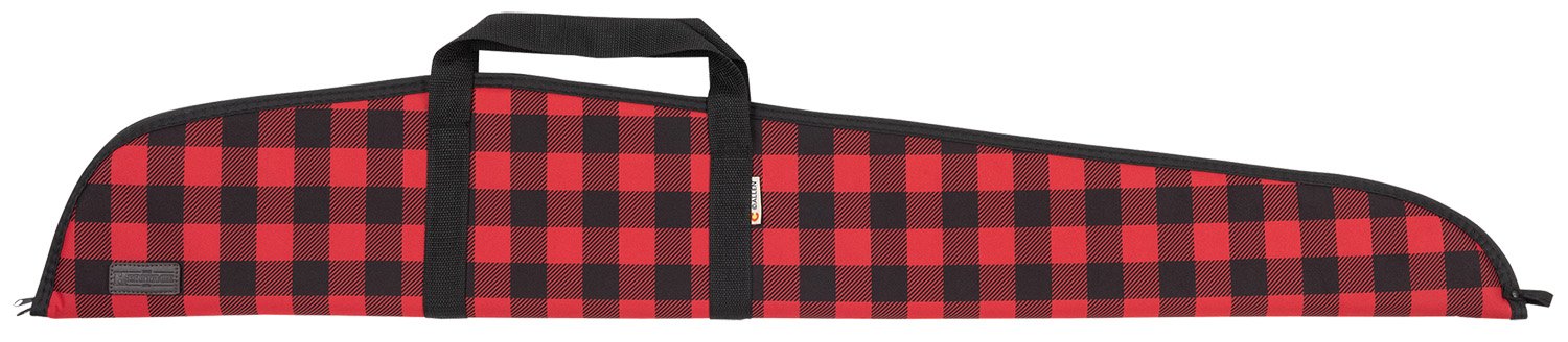 Heritage Cases Lakewood Shotgun Case Red Buffalo Plaid Cotton Canvas 52" L - Allen Company - RED/BLACK