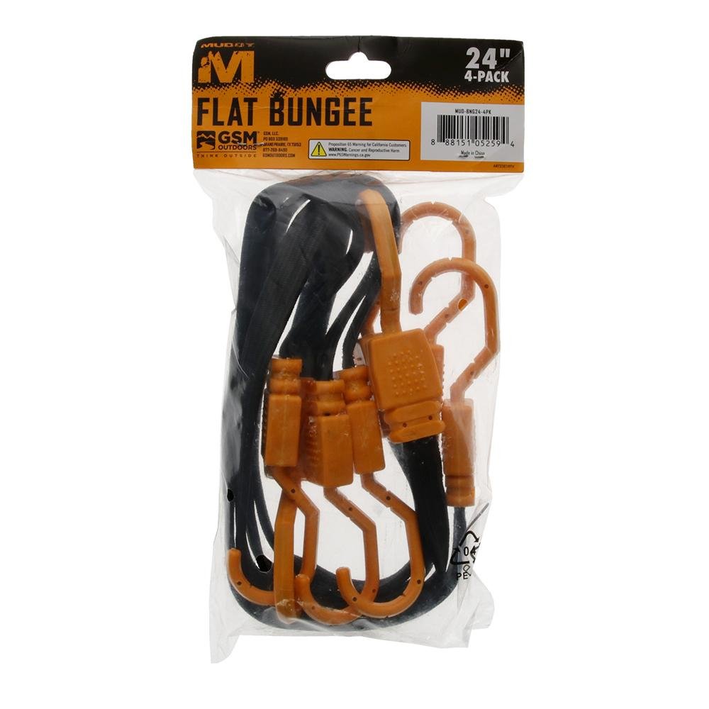 Buy GSM Outdoors Muddy Flat Bungee 1" x 36" Accessory with J Hook Ends online