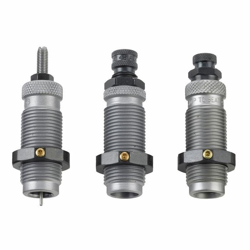 RCBS 3-Die Carbide Taper Crimp Set .357 Mag .38 Spl 18215 Grey - RCBS - 38 SPECIAL