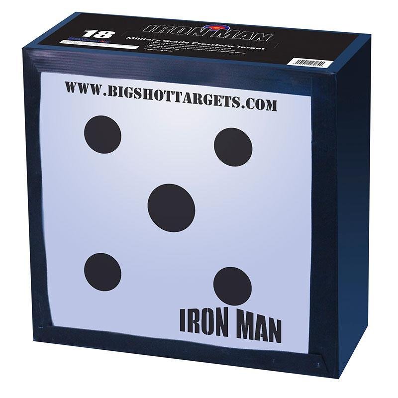 Big Shot IM 18 Iron Man Crossbow Target, 18"x18"x12", 400 FPS Rated - Big Shot Archery