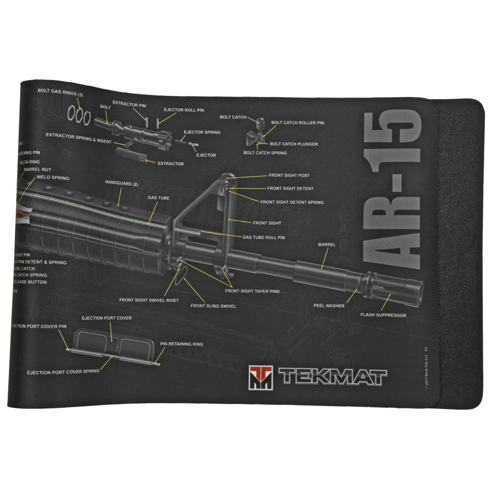 TekMat TEK-R36-AR15-CA 1" 36" Long Cleaning Mat