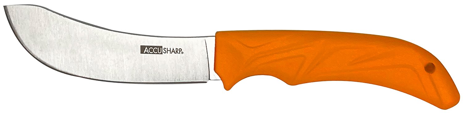 AccuSharp 732C Butcher Knife 4" Stainless Steel Blade Orange Grip - FPI - BUTCHER