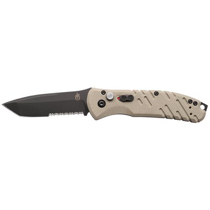 Gerber Propel Downrange Auto S30V Tanto Blade Folding Knife Desert G10 Handle 30-000717