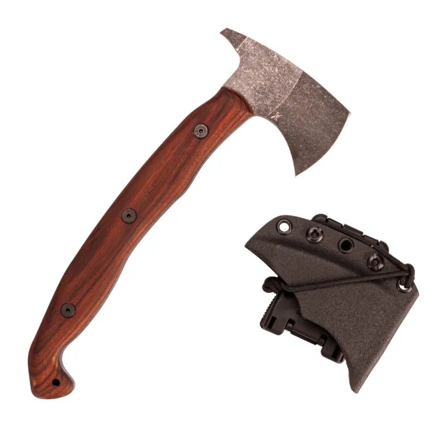 STROUP SPIKEWBLKCER Wood/Black Ceramic Tomahawk