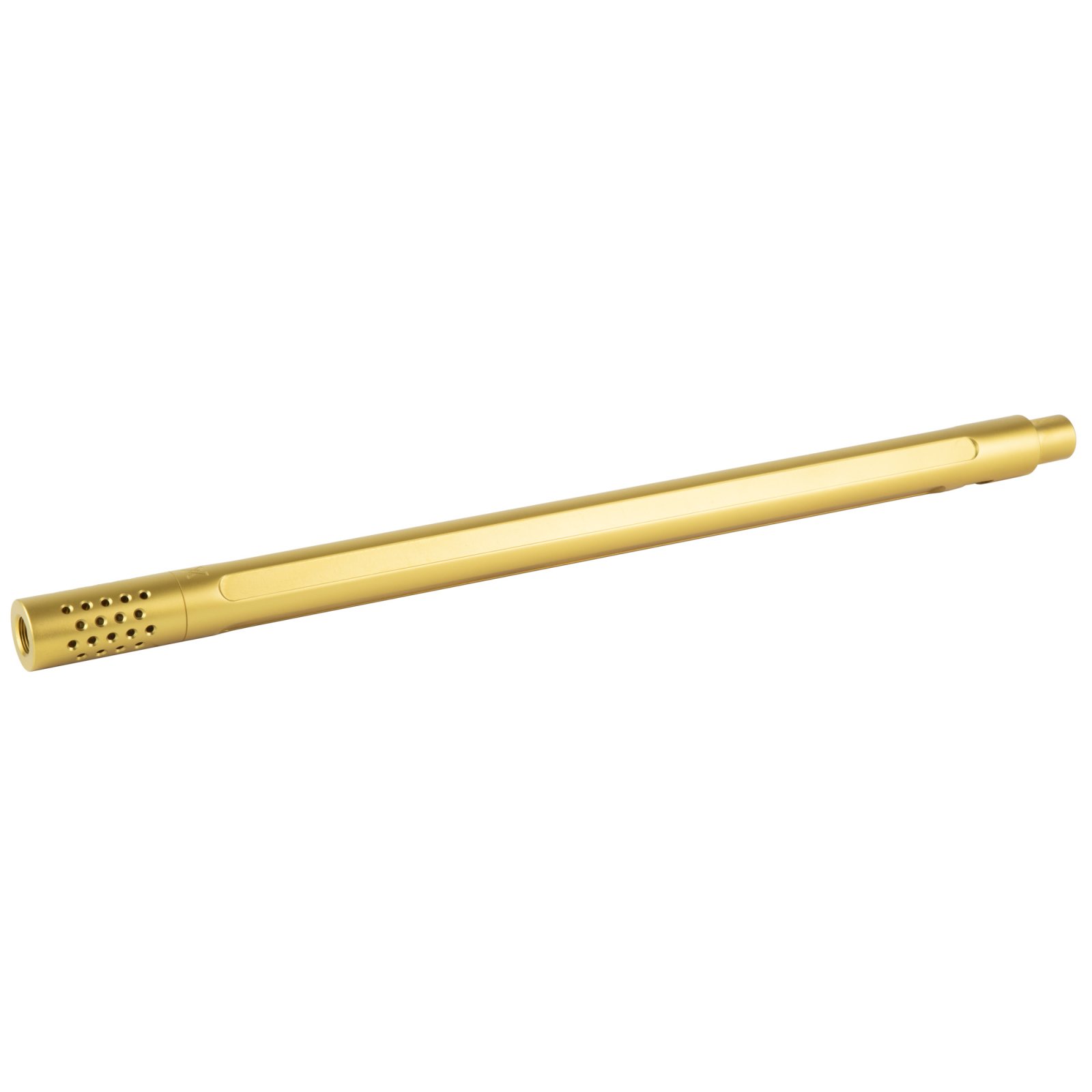 True Precision TP-1022BBL-G 22LR Fluted Bull Barrel, Threaded, Gold Finish