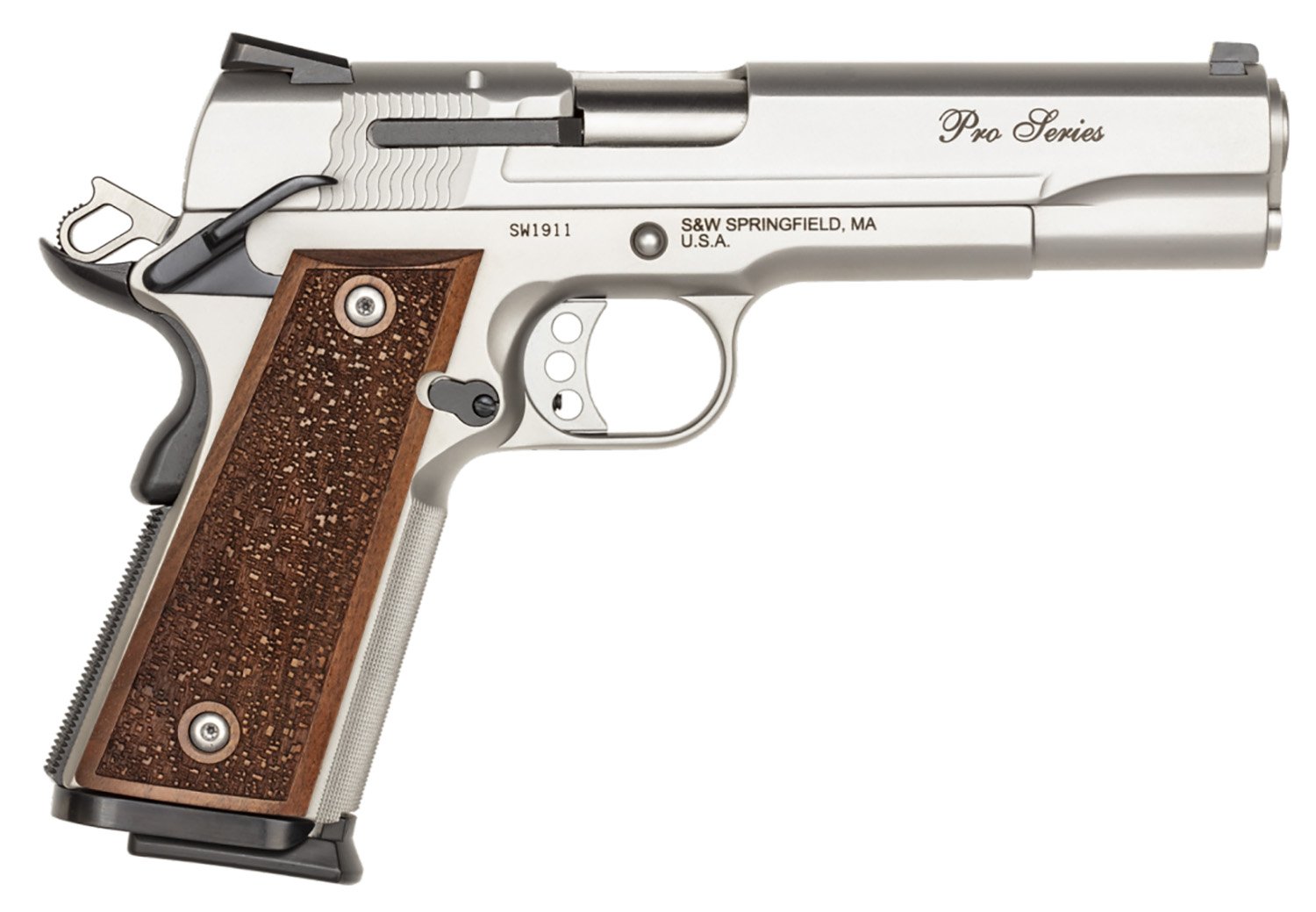 Pistol Smith & Wesson SW1911 Pro 9mm Luger 5" Fixed Sights 10 Round 178017 - Smith & Wesson - 9mm