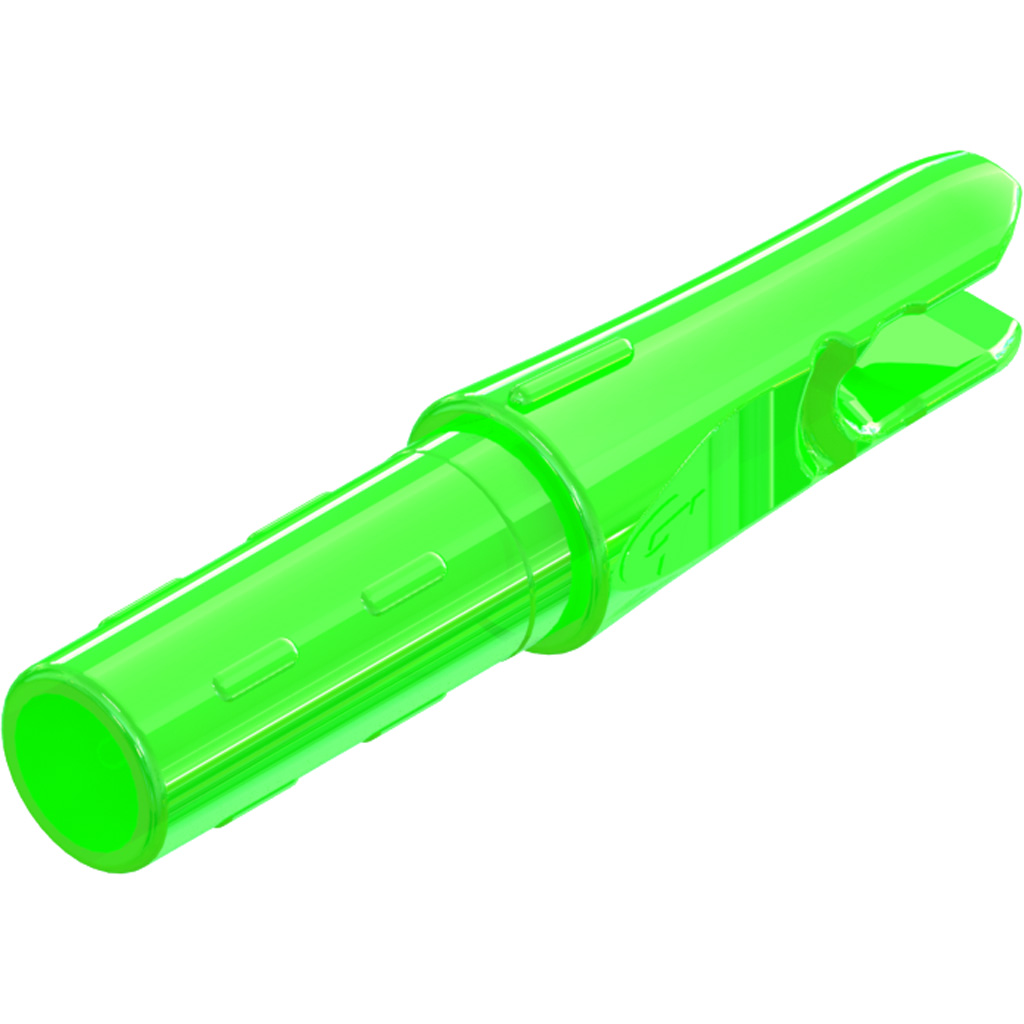 Gold Tip NOCK246FG100 GT Series Nocks Green Pack of 100 - Gold Tip