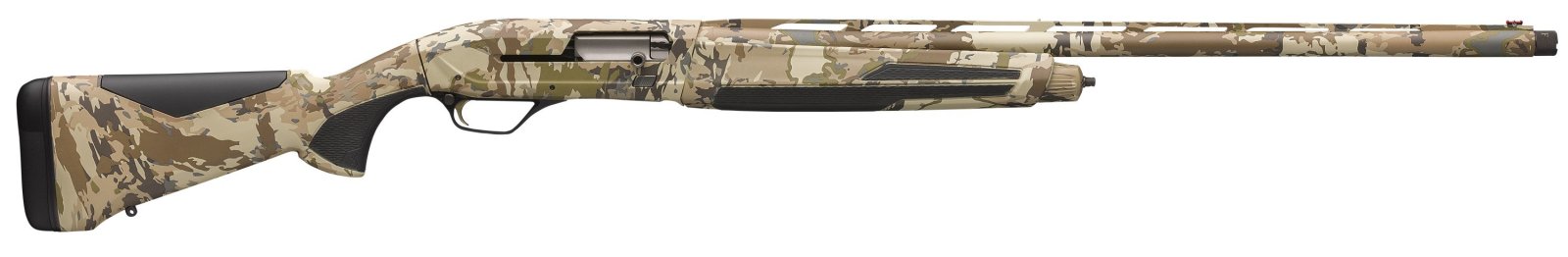 Browning Maxus II 12GA 26" Auric Camo Shotgun - Gas-Operated Autoloading - SoftFlex Cheek Pad - Composite Stock - Nickel Teflon Coating - Browning - 12 Gauge