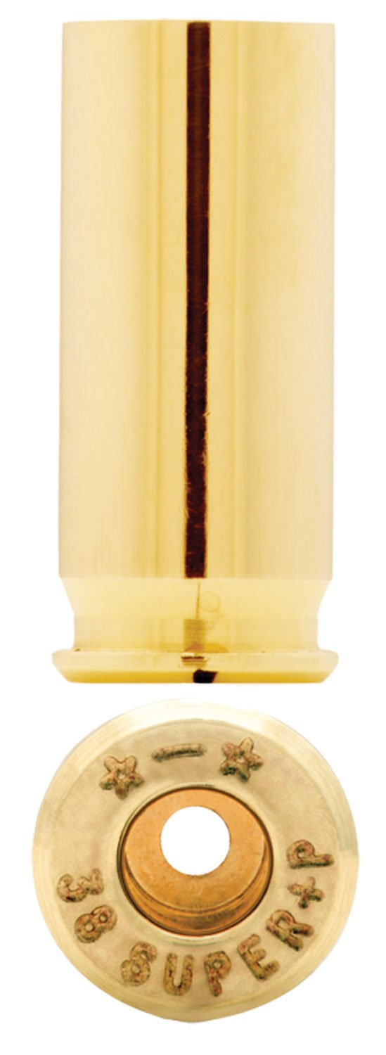 Starline Brass 38SUP+PEUP100 Unprimed Cases 38 Super +P Handgun 100 Per Bag - STAR - BRASS