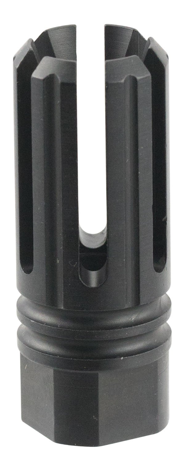 TacFire MZ10053BN 6-Prong Flash Hider Black Nitride Steel 5/8"-24 tpi - TacFire - 6 PRONG