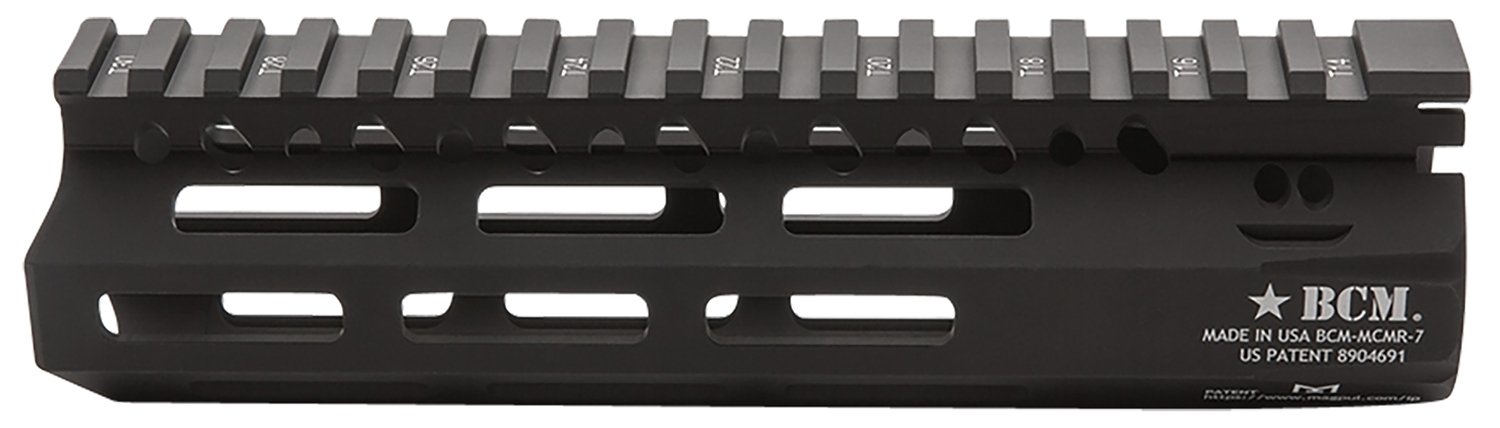BCM MCMR7556BLK 7" M-LOK Free-Float Handguard, Aluminum, Black Anodized - Bravo Company Manufacturing - AR PLATFORM