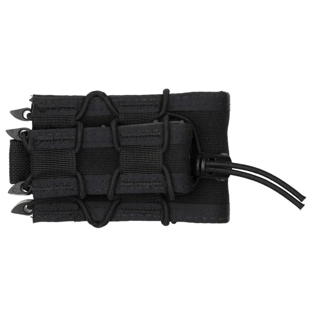 High Speed Gear 11DD00BK TACO Double Decker Mag Pouch Black Nylon MOLLE