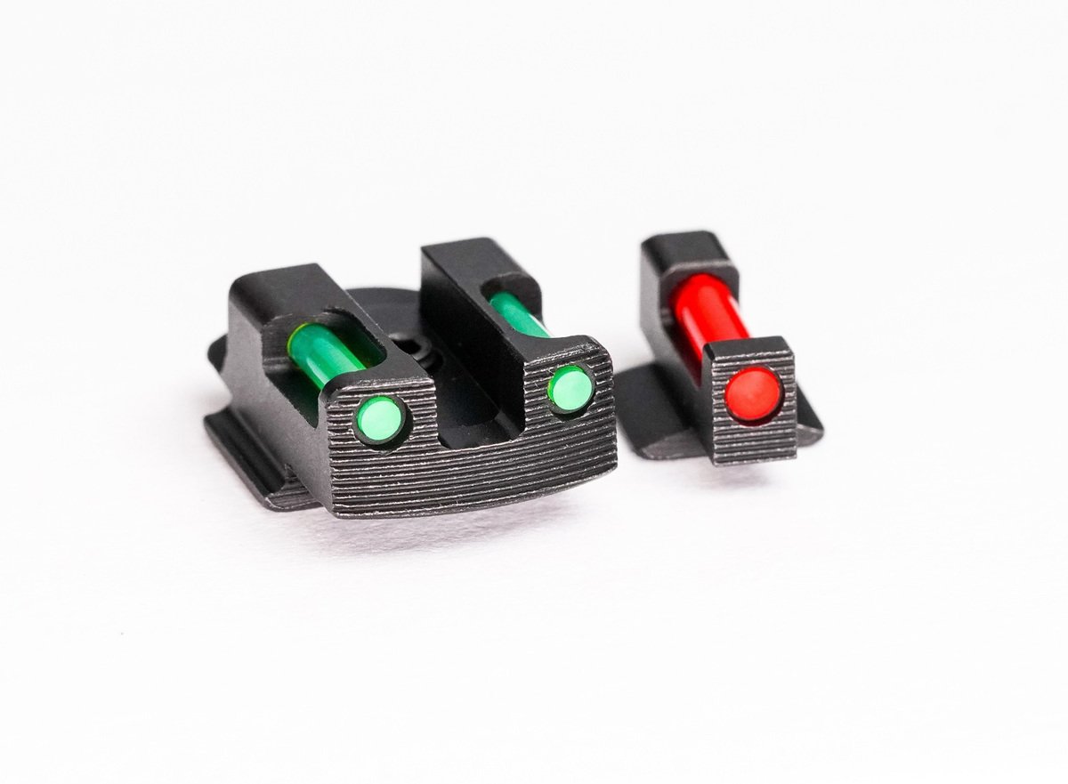 Tag Precision 036BE036BG Kimber Micro 9 TSF Fiber Optic Pistol Sights Black
