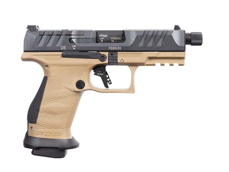 Walther Arms 2880008 PDP PRO SD Compact 9mm 4.6" Matte Black Semi-Auto Pistol