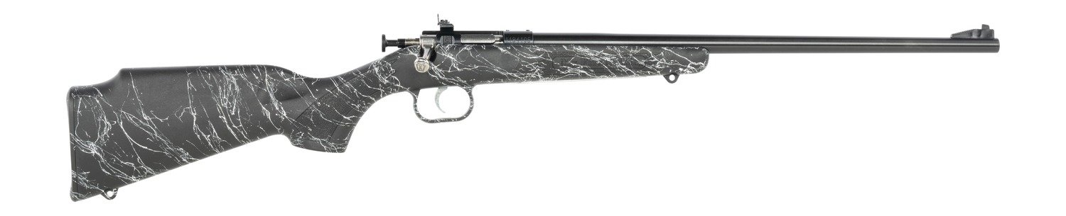 Keystone Crickett Rifle 22 LR 16.1 in. Blued/Black w/White Web - CRICK