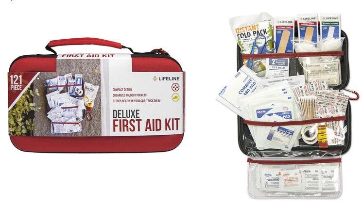Buy LIFELINE 4406 Deluxe Hardshell Foam First Aid Kit 121pc online