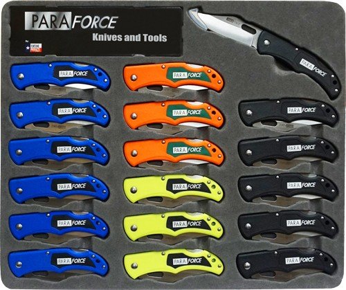 AccuSharp 801LBKS ParaForce Lock Back Knife Set, 18 Knives Display - Fortune Products (Accusharp)