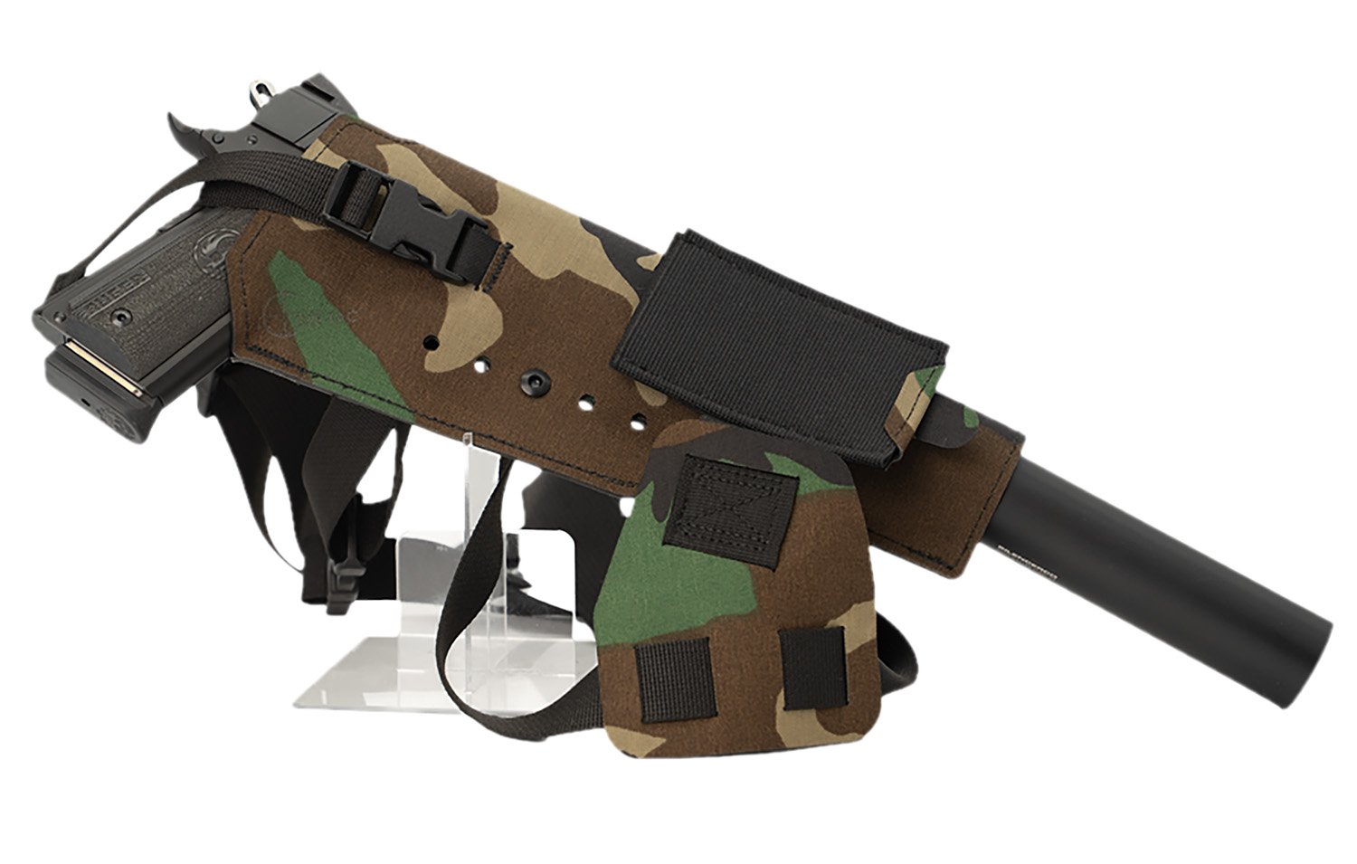 Buy Cole-tac VWX112 Varmint Wrangler XL Pistol Holder Chest M81 Woodland Left Hand online