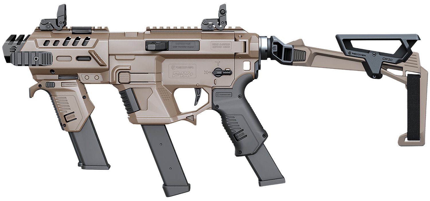Recover Tactical PIXPMGFBR02 Metal Front Guard Folding Brace Tan