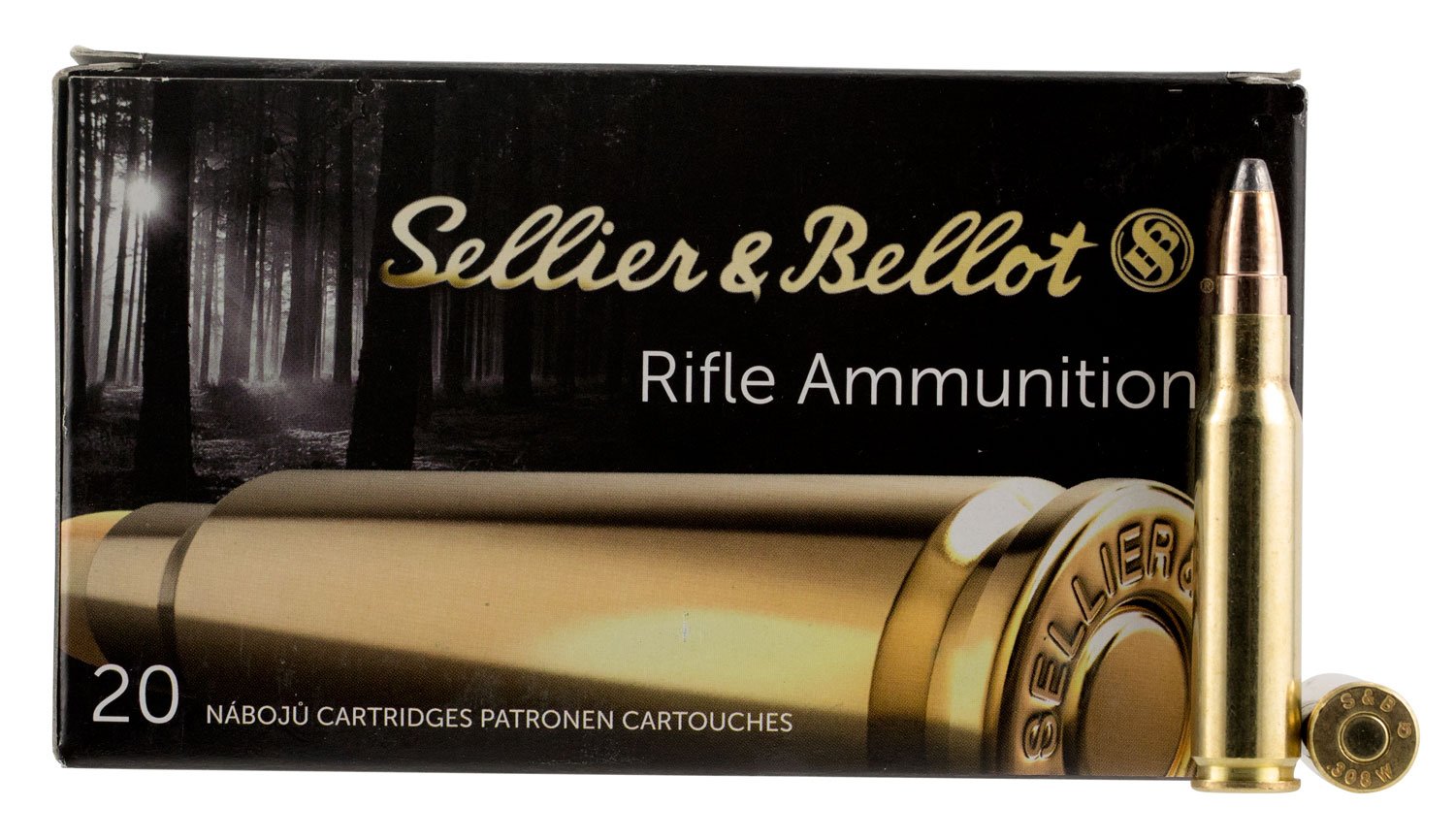 Buy Sellier & Bellot SB308F 308 Winchester Soft Point Cut Through Edge 180 G... online