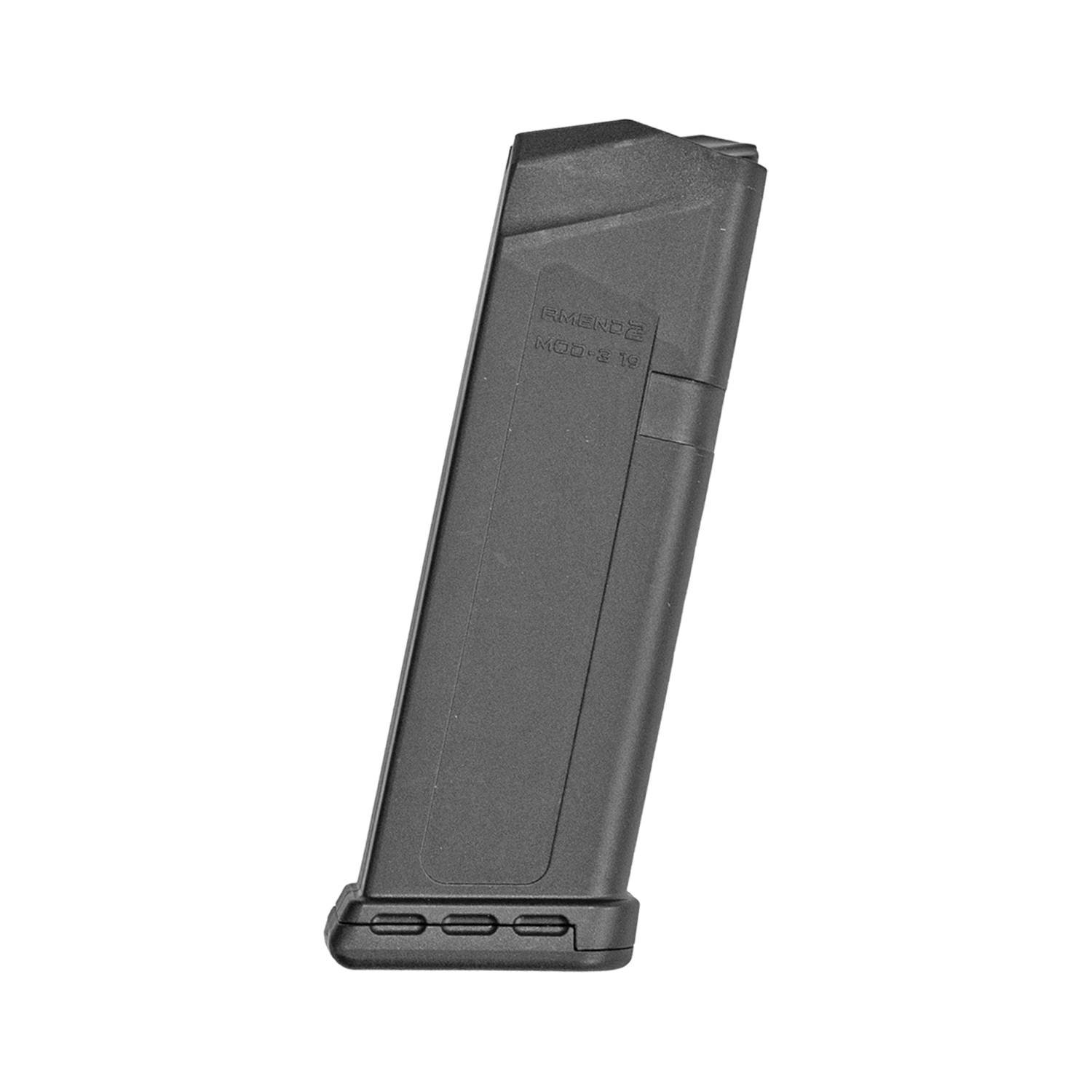 Amend2 G19MOD3BLK15 MOD-3 15rd 9mm Fits Glock 19 Black - Amend2 - 15RD