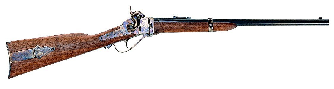 Chiappa 910.015 1863 Sharps Cavalry Rifle, 22" Blued Barrel, Walnut Stock - Chiappa Firearms - .54