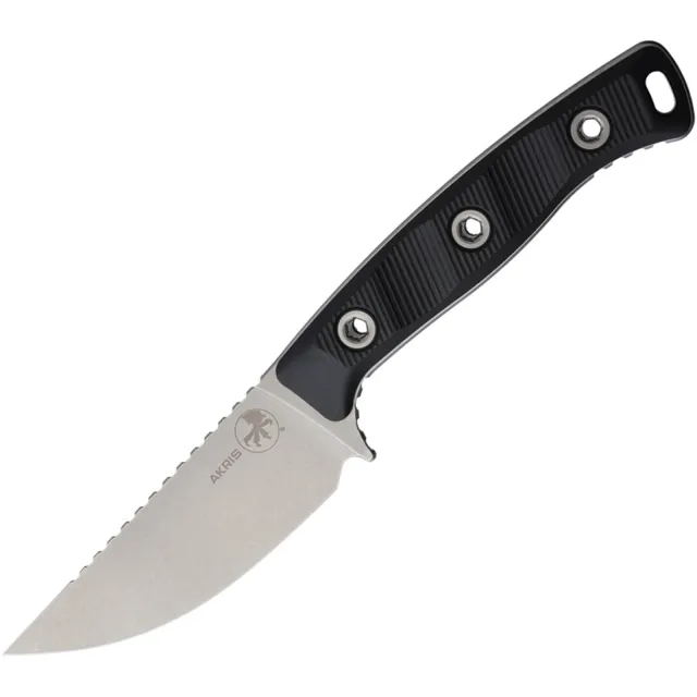 Microtech 95-10BK-4 Akris 3.7 In SE Stonewash Black G-10 Handle Sheath