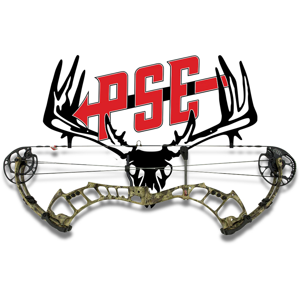 Raxx PSE Bow Hanger 855809007022 Carbon Steel, Powder Coat, Dual Hooks