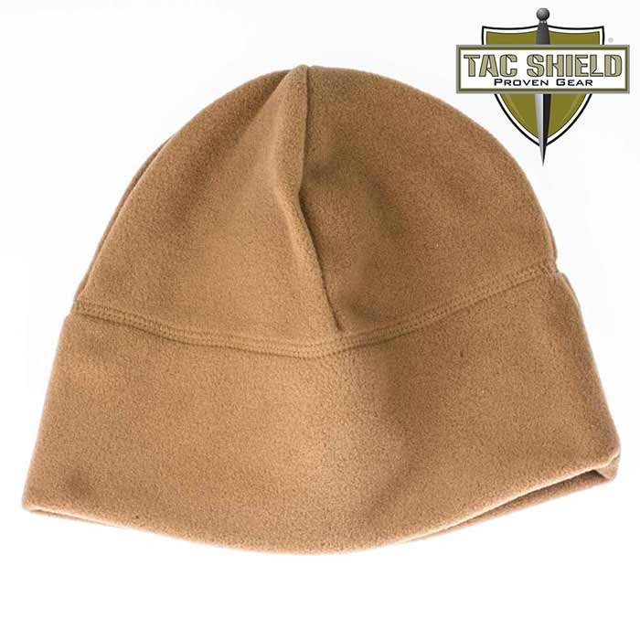 Tac Shield Military Fleece Cap Coyote One Size Fits All - Tac Shield
