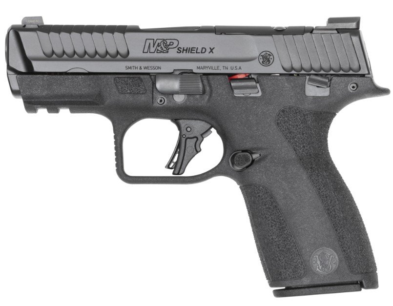 SMITH & WESSON SHIELD X 9MM 3.6IN BARREL 10RD BLACK TS MS TAC LOADED CHAMBER IND CA 14459