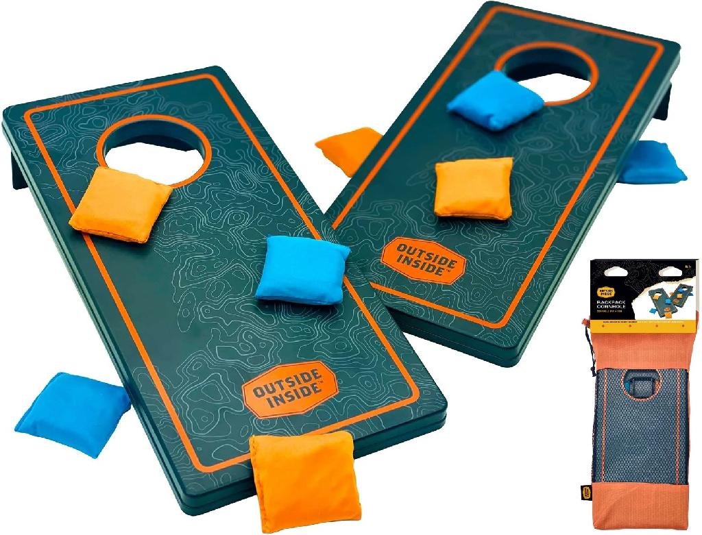 Buy GSI 99920 Backpack Cornhole Set Portable, 12 x 6 in Boards, 8 Bags online