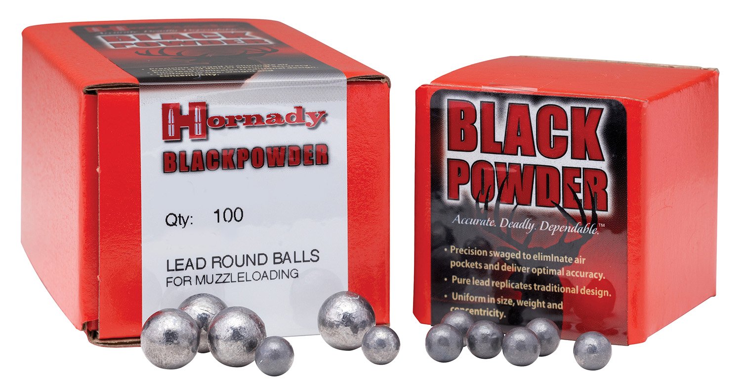 Hornady Lead Round Ball .40 cal .395 100/ct - Horn Hunter - .395