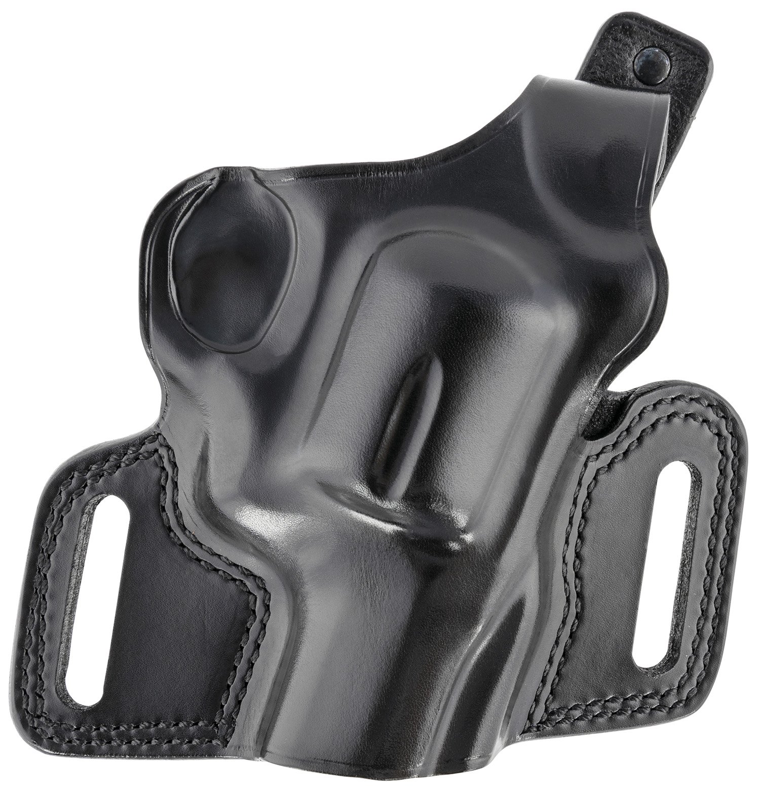 Galco SIL212B Silhouette OWB Black Leather Holster for 1911 3-5" Barrel