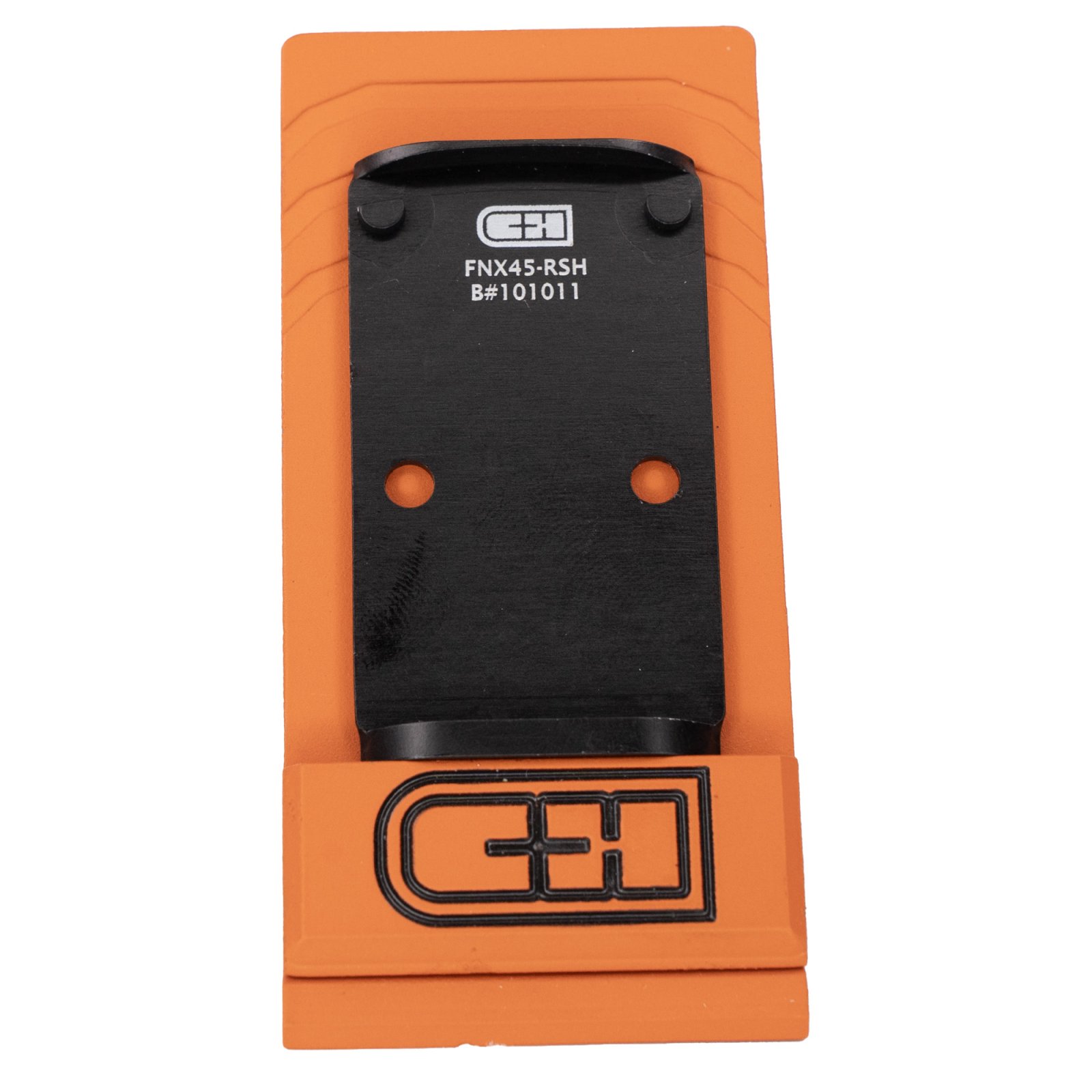 C&H Precision FNX45-RSH V4 Optic Mount Plate Black Anodized Finish - C&H Precision